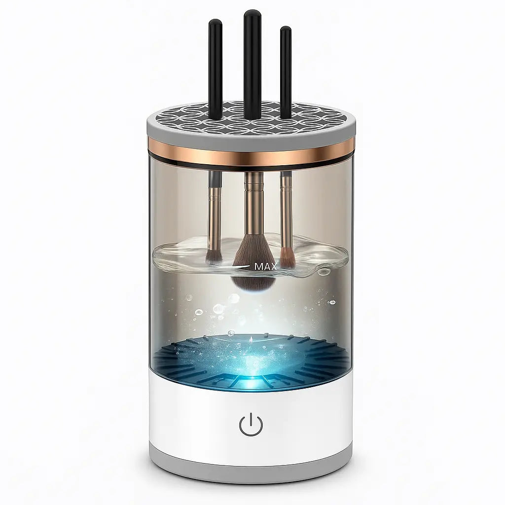 Makeup brush cleaning machine