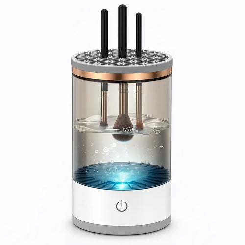 Makeup brush cleaning machine