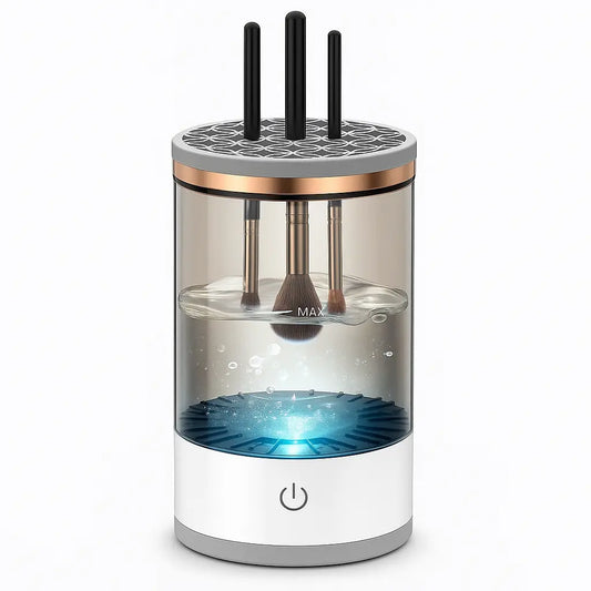 Makeup brush cleaning machine