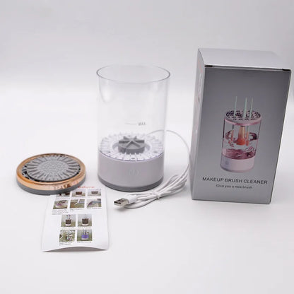 Makeup brush cleaning machine