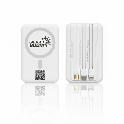 סוללת גיבוי מגנטית 10,000mAh מטעין 3 מכשירים במקביל.